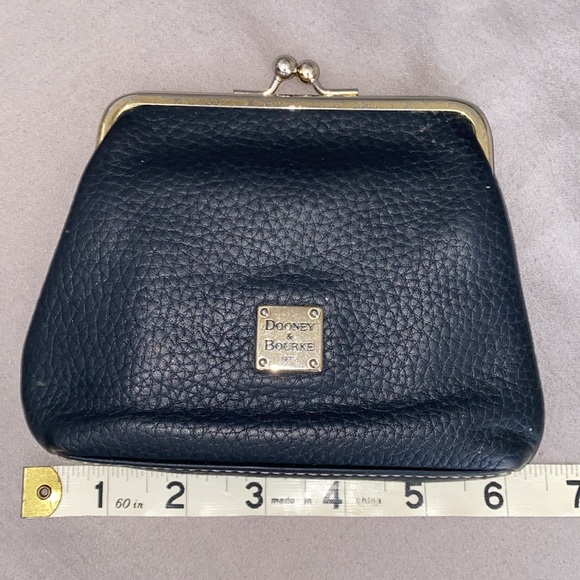 Dooney & Bourke Leather Coin Purse/Card Holder - Picture 2 of 8